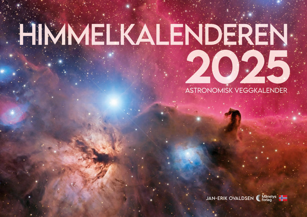 Himmelkalenderens astronomiske veggkalender 2025 for Norge